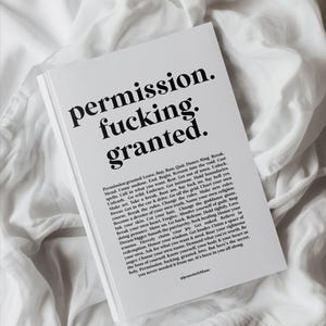 Permission Granted Hardcover Journal | Feminist Affirmation Notebook for Writing, Creativity & Self-Discovery
