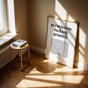 Female Empowerment Art Work, Motivational Wall Decor, Positive Daily Affirmations, Inspirational Feminist Poster image 14