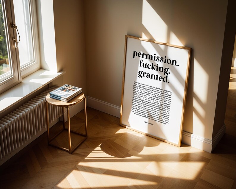Female Empowerment Art Work, Motivational Wall Decor, Positive Daily Affirmations, Inspirational Feminist Poster image 14