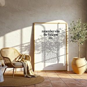Stampa artistica da parete con affermazioni quotidiane / Promemoria di fiducia in se stessi da scaricare / Tipografia femminista audace immagine 19