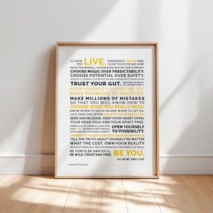 Inspirational Digital Download Motivational Typography Print Poster | Wall Art Instant Printable Empowerment
