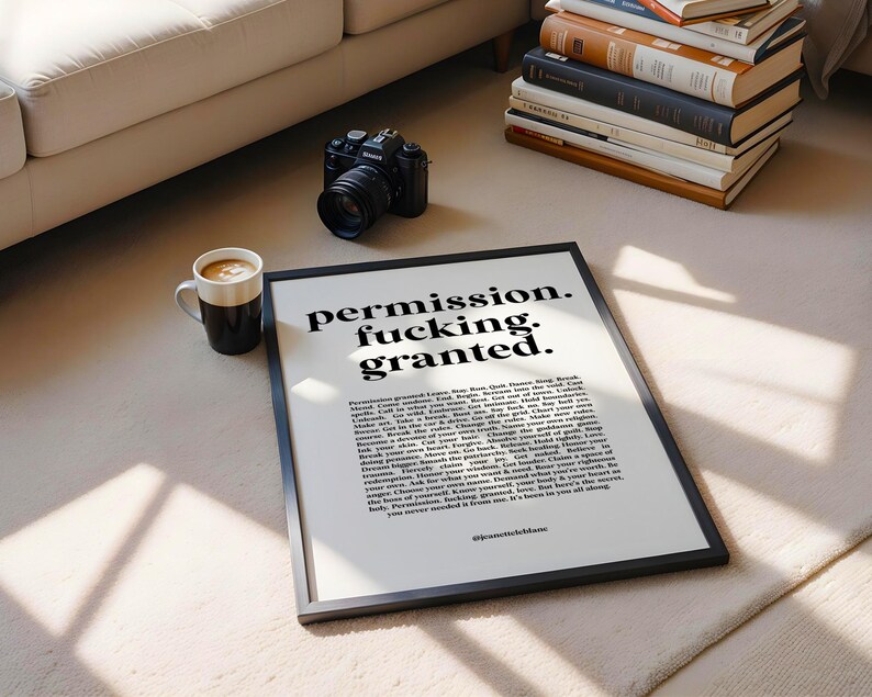 Female Empowerment Art Work, Motivational Wall Decor, Positive Daily Affirmations, Inspirational Feminist Poster image 12