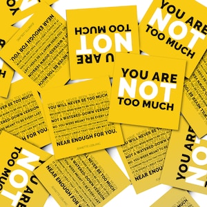 Tarjetas de empoderamiento (Pass-It-On) // Inspiración // Actos aleatorios de bondad // Afirmaciones de billetera // Notas de amor de bolsillo