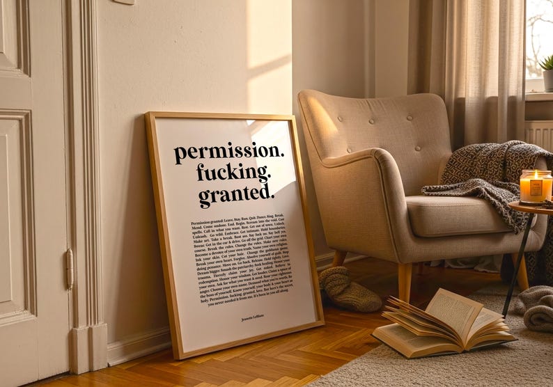 Female Empowerment Art Work, Motivational Wall Decor, Positive Daily Affirmations, Inspirational Feminist Poster image 8