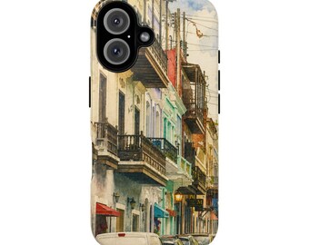 Old San Juan Spanish Street phone case | Tough Cases