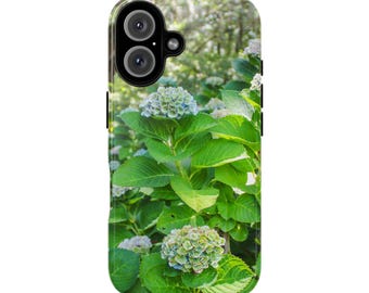 Green Hydrangea Photo Tough Case | Floral Phone Case