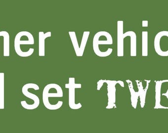 My Other Vehicle is a Second Set Tweezer - Magnet