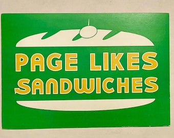 Page Likes Sandwiches Magnets