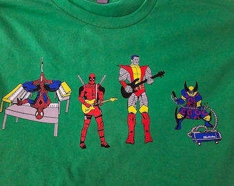 DeadPhool X-Force Band T-Shirt -