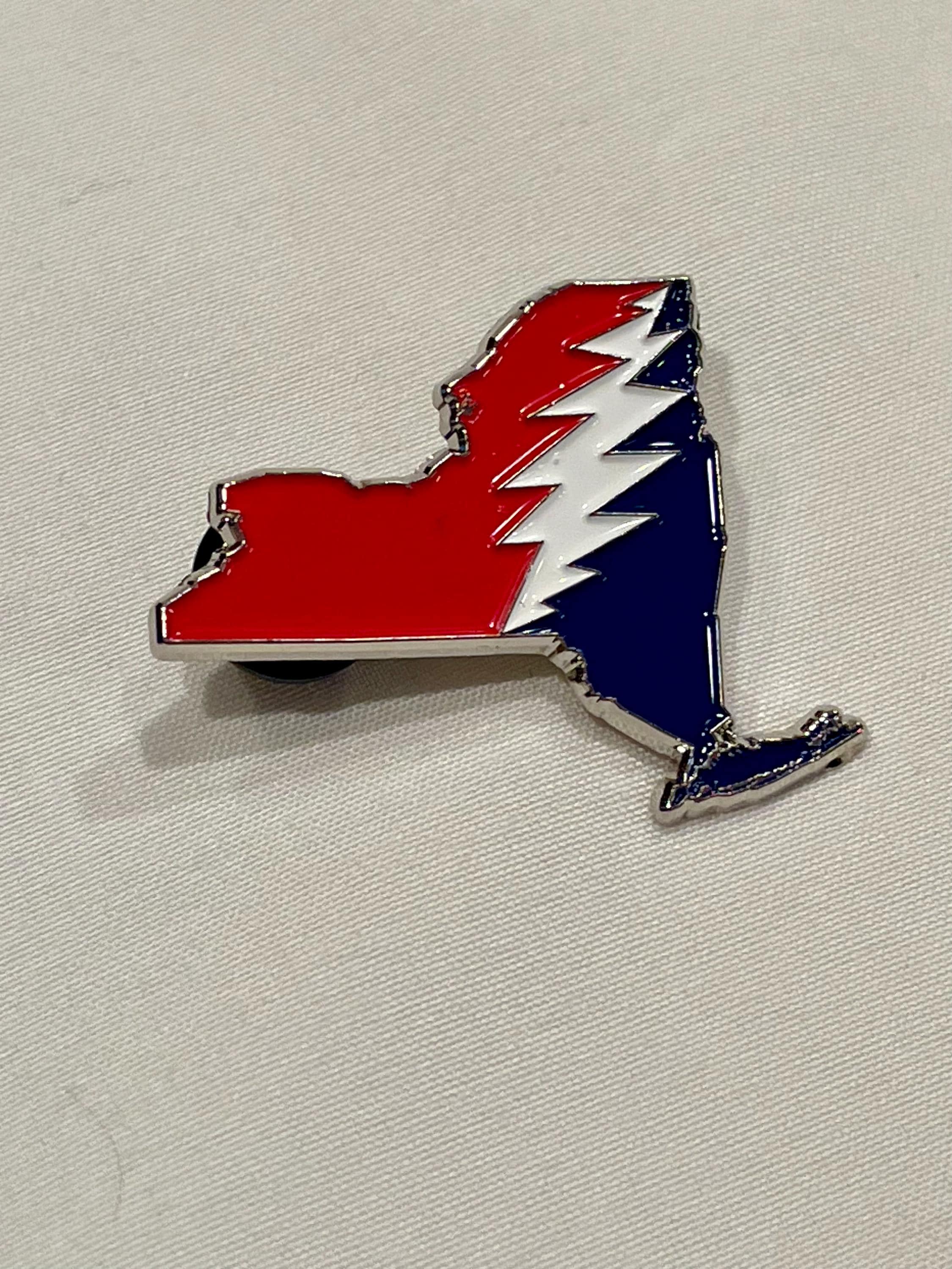 Grateful Dead New York State Bolt Pins - Etsy