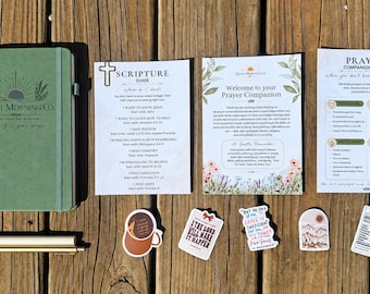 Kit de diario de oración para momentos de tranquilidad