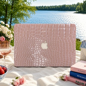 Personalized Custom Name Pink Laptop Hard Case for MacBook Air 11"13"15"2025 New M4 A3241 A3240 Pro 13"14"15"16" 2024 M3