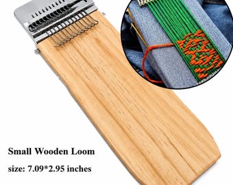 Wooden Darning Loom Kit for Mending Clothes – Speedweve Style Tool