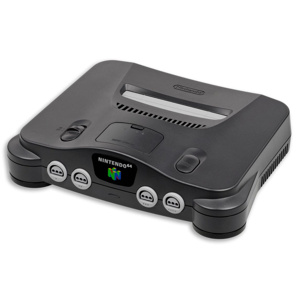 Refurbished Classic N64 Console Bundle with Black & Gray Controllers, foto 3 di 5