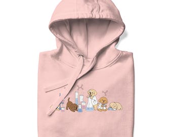 Chemistry Dogs Hoodie | Science Lab Puppies, STEM Apparel