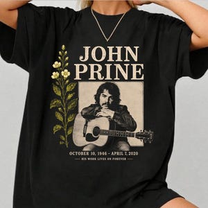 John Prine Shirt Vintage - Etsy
