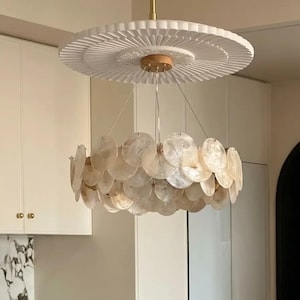 Vintage Art Deco sjufärgad Murano-glaskrona - Lyxig rustik vardagsrumslampa