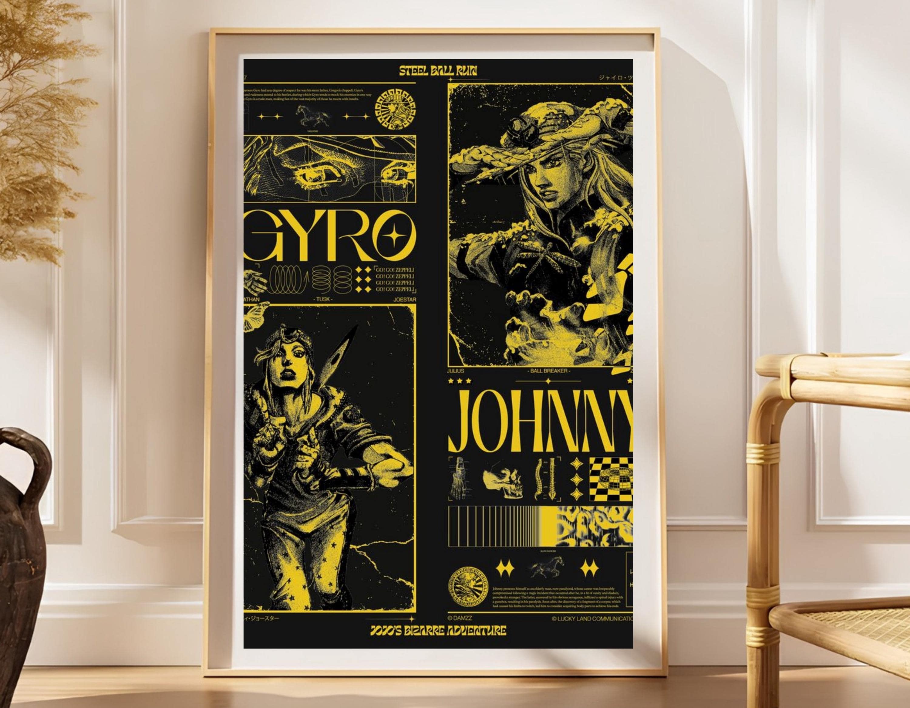 Jojo steel ball run poster - Etsy 日本