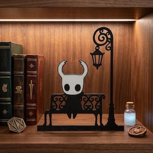 Vilbänk inspirerad av Hollow Knight | Skrivbord, hylla och väggdekor | Fan Art