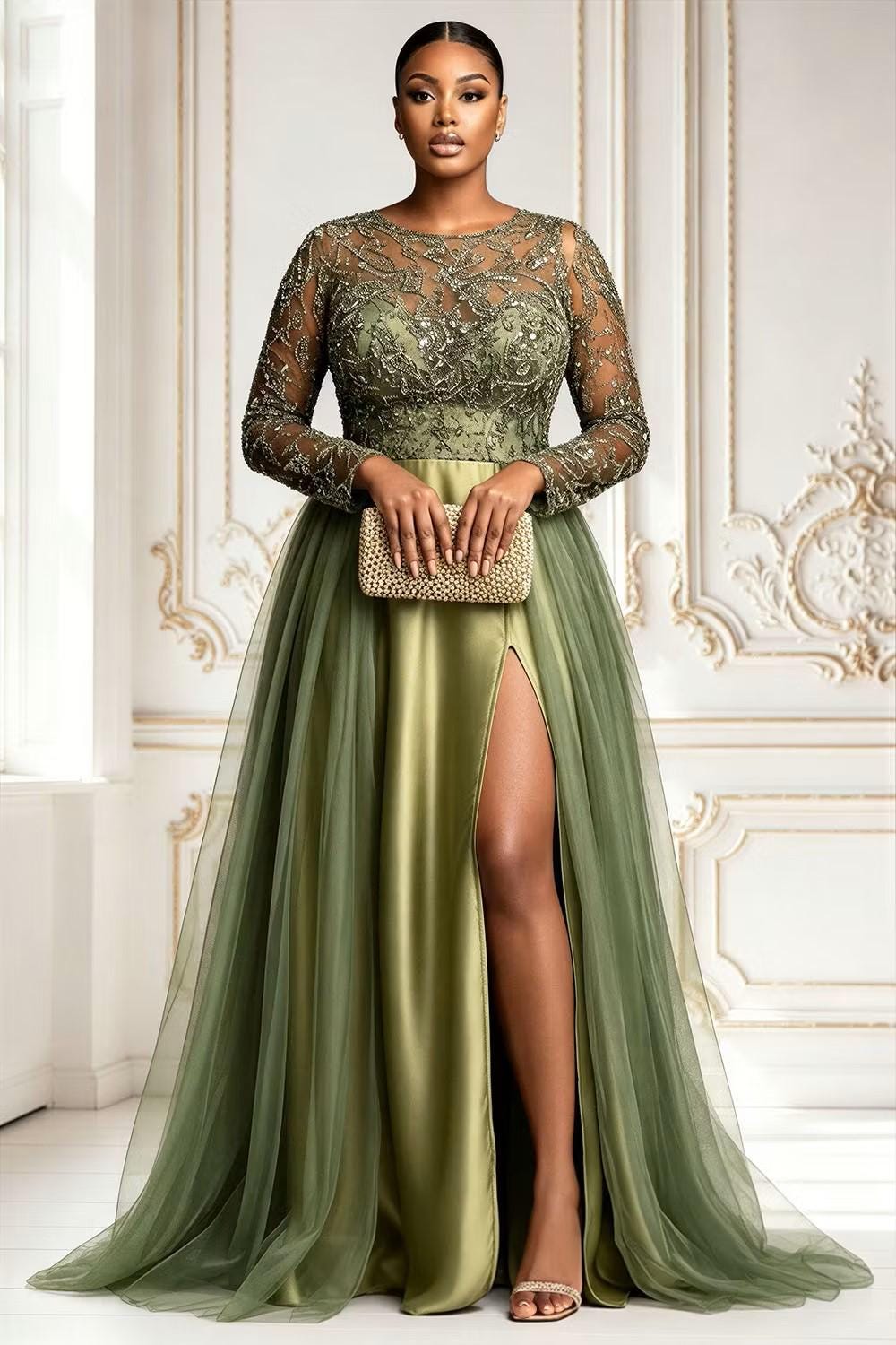 Army Green Dress