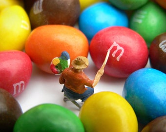 M wie Maler – Foto auf Holz