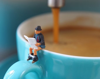 Kaffeefahrt – Foto auf Holz