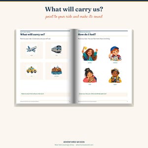 New York Travel Day Little Explorers Ages 4-6 | Printable Airplane and Train Activity Book for Toddlers | 32 Pages, Instant Download image 3