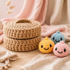 Crochet Dumpling Pattern PDF | No Sew Amigurumi Dumpling Plush Pattern | Easy Beginner Kawaii Food Crochet Tutorial | Instant Download