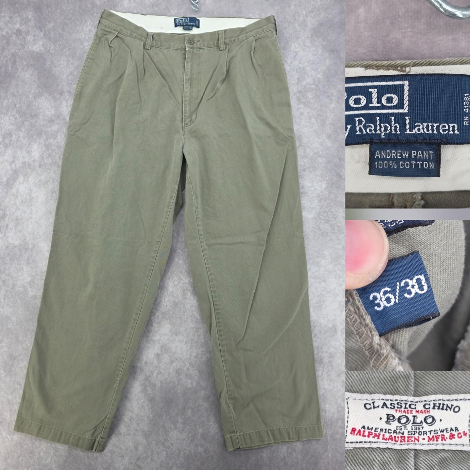 POLO by Ralph Lauren ANDREW PANT カーキ36 Polo Ralph Lauren Andrew Pant - Etsy