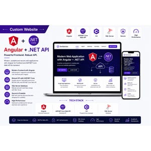 Individuelle Angular- und .NET-API-Entwicklung | Angular-Frontend, ASP.NET Core Web-API | C#- und SQL-Server-basierte Full-Stack-Webanwendung Bild 2
