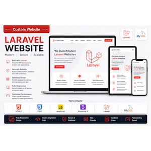 Desarrollo web personalizado con Laravel / Aplicación empresarial responsiva, panel de administración