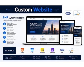 Custom PHP Dynamic Website Development | Responsive Business Solution