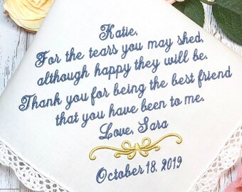 gift from bride to maid of honor