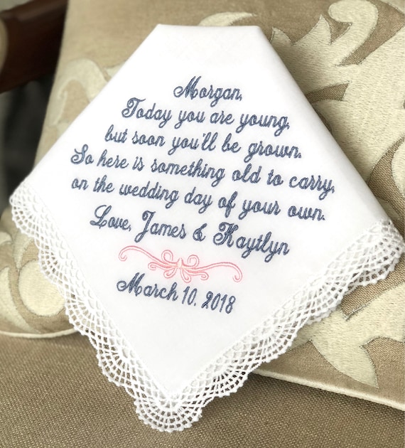 flower girl handkerchief