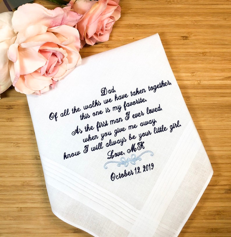 Father of The Bride Handkerchief Hankie Hanky FAVORITE Etsy