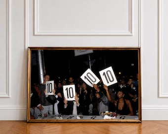 10 Out of 10 Photography Print, Dance Studio Decor, Competition Poster (Digital Download)