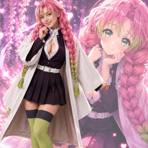 Anime Cosplay Leather Coat, White Long Trench Jacket, Fantasy Anime Costume Outerwear, Comic Con Halloween Outfit