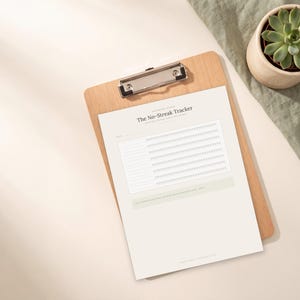Habit Tracker Printable, Streak Free ADHD Habit Tracker PDF, Gentle Monthly Habit Log, Habit Menu & Weekly Experiment, US Letter A4 imagen 5