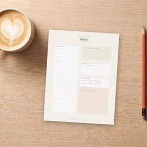 Pacote de Planejamento para TDAH para Imprimir, Sistema de Foco Diário em PDF: Menu de Dopamina, Planejador Diário, Desabafo Mental, Kit para Baixa Dopamina, Download em Formato Carta (A4) imagem 5