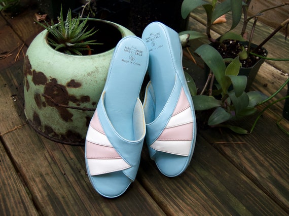 heeled house slippers