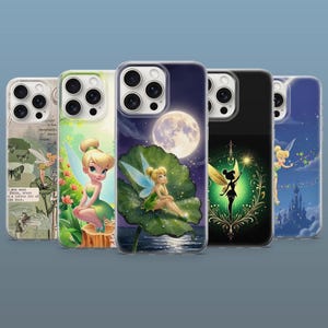 Tinker Bell  Phone Case Fairy Wings Pixie Cover for iPhone 17Pro, 16, 15, 14, 13, 12, Samsung S26, S25, S24, S23Fe, A16, A56, Pixel 10, 9Pro