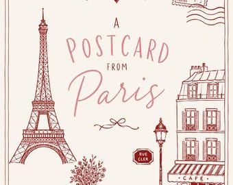 Coloring book ,,A postcard from Paris"
