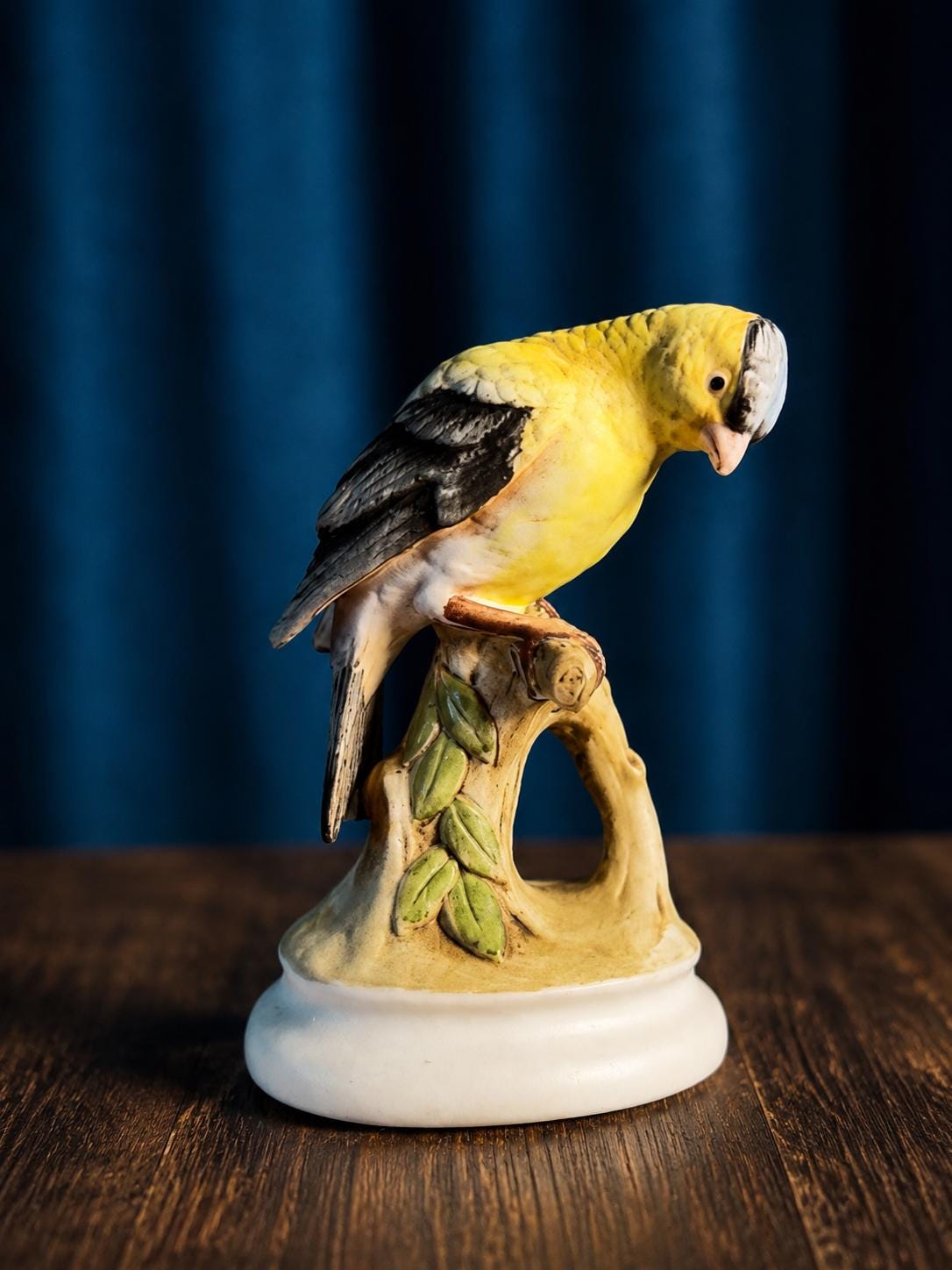 Ceramic Gold Finch Bird Figurines - Etsy