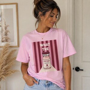 Funny Peptide Shirt, What The Peptides Graphic Tee, Peptide Lover Gift, Wellness Shirt, Gym Shirt, Unisex Oversized T-Shirt, Trendy Pink Tee