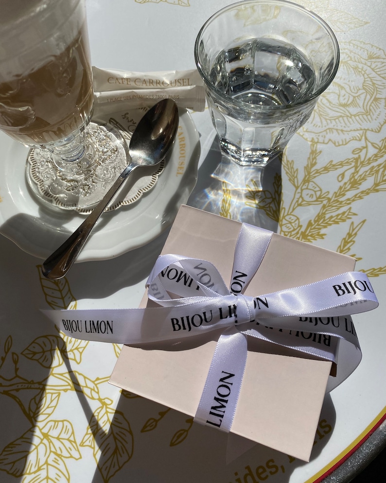 French Word Necklace Gold Name Plate French Jewelry Paris Etsy