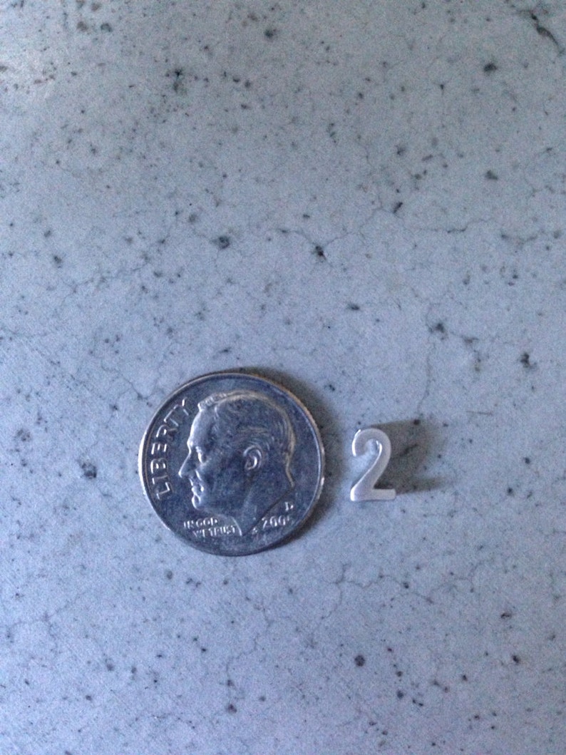 Silver Number necklace silver numbers number jewelry Etsy