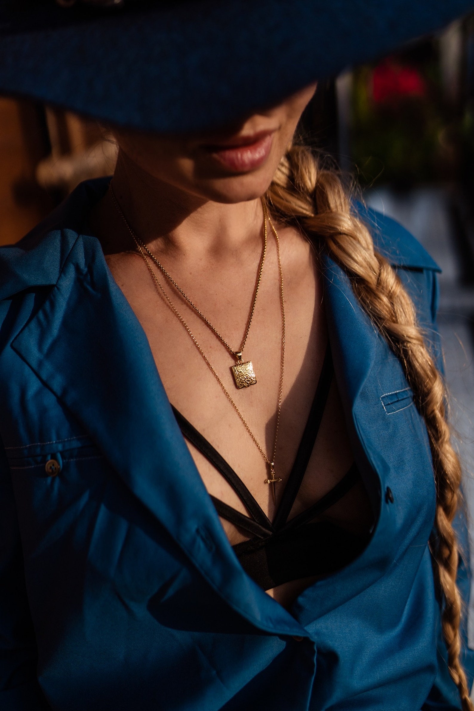 Gold Shield Locket Vintage Girl French Girl Jewelry 18kt Etsy