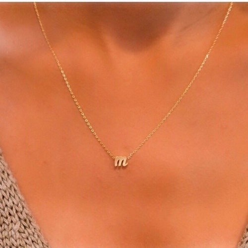 Gold ILY Sign Language Necklace main image 1