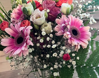 ramo de flores de temporada de verano