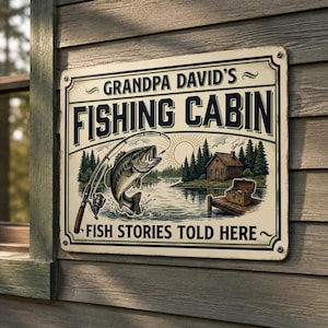 Fish Stories Told Here Sign - Etsy